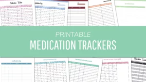 Printable Medication Trackers - FREE PDF Downloads