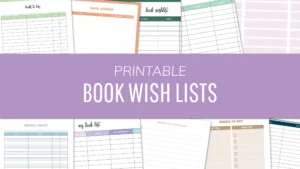 Book Wishlist Templates Printable - Free Downloads