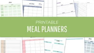Free Printable Meal Planner