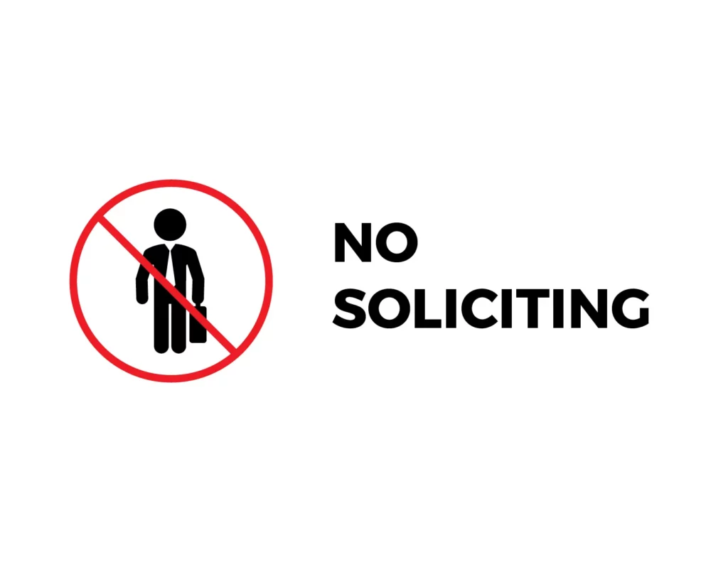 Printable No Soliciting Signs - No Soliciting Sign Printable PrintBlame Version 6 1024x791.webp