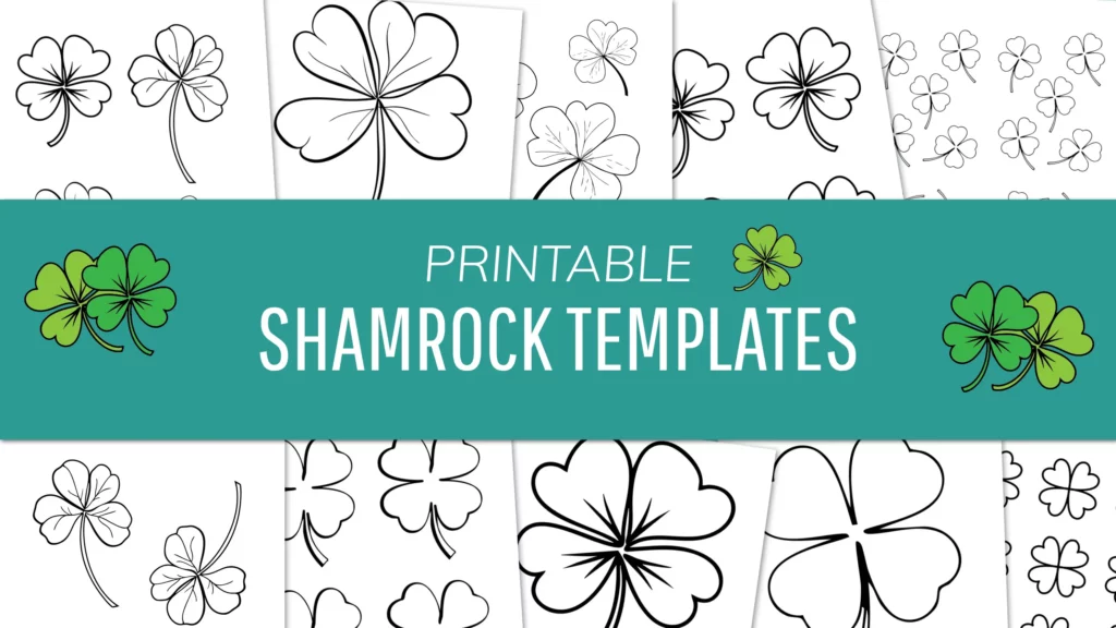 Shamrock Templates - Free Shamrock Coloring Pages