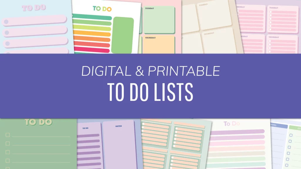 Digital To Do Lists
