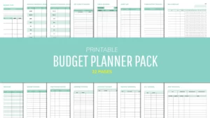 Budget Planner - 22 Templates for Budgeting