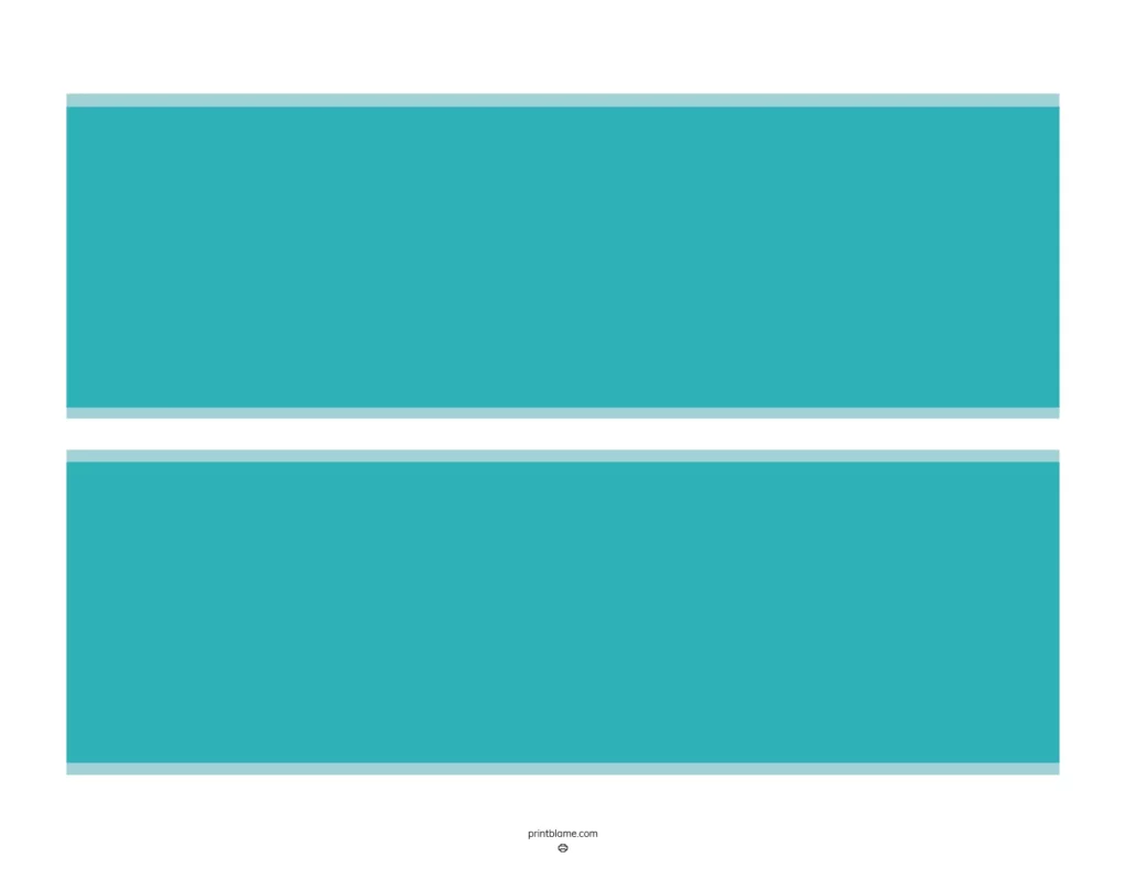 Aqua bulletin board border featuring a vibrant teal color with white accents at the top and bottom.