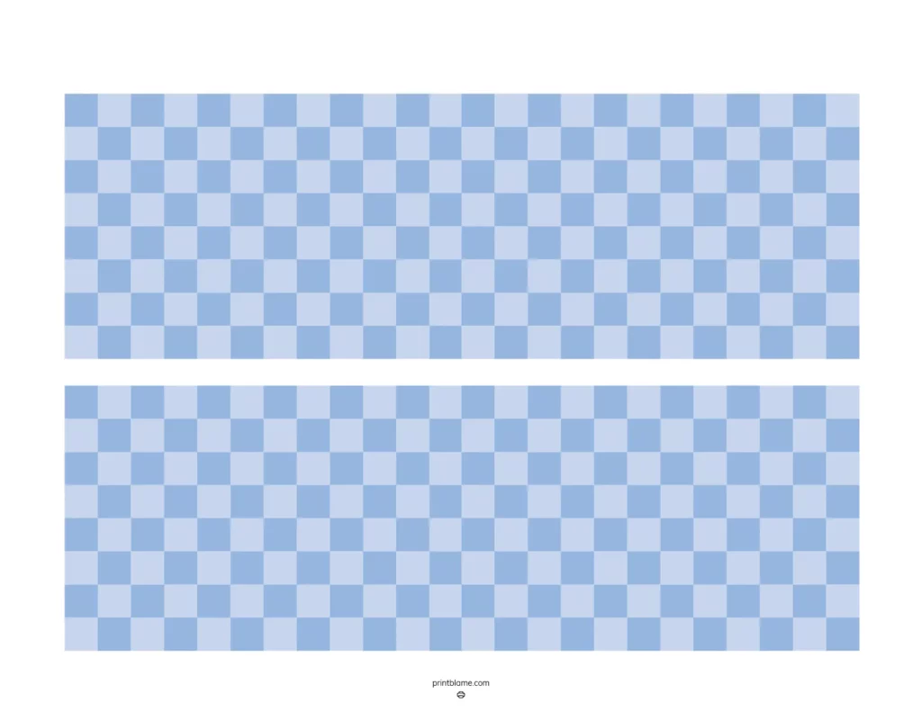 Blue border for bulletin board with a soft blue checkerboard pattern across two rows.