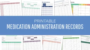 Free Printable Medication Administration Records