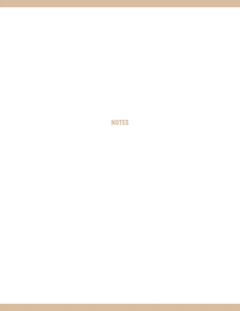 Notes cover page featuring a minimalist design with a beige header and ample white space for writing.