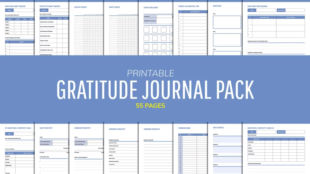 Gratitude Journal Binder