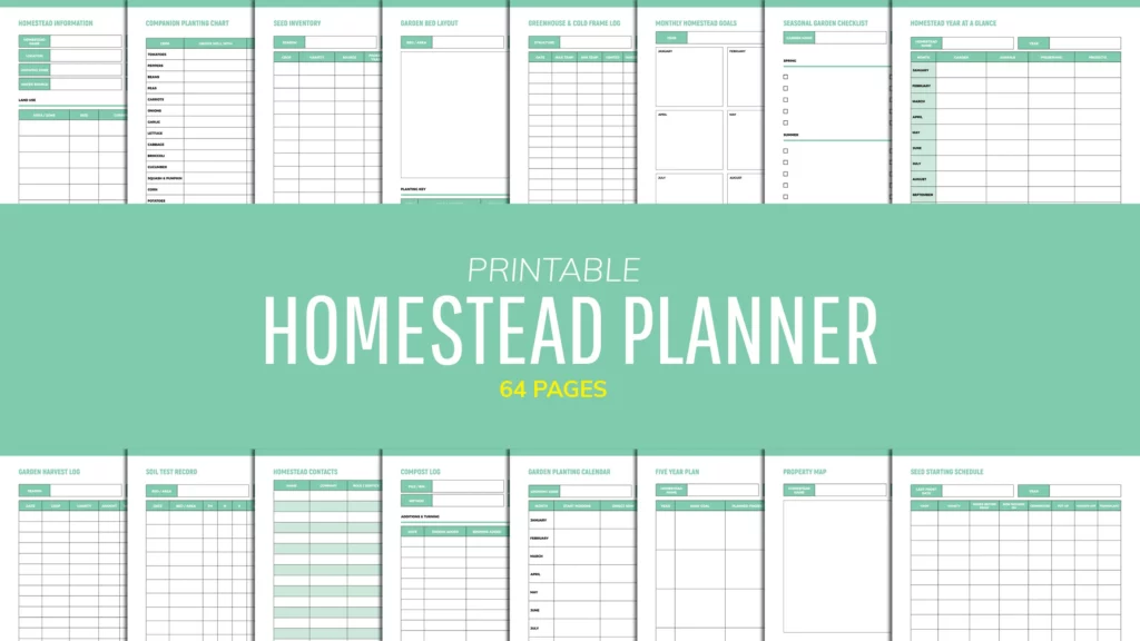 Free Homestead Planner